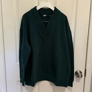 Lands’ Ends Shawl Neck Sweater size Large 14/16